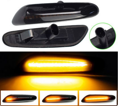 BMW LED oldalsó irányjelző 2db E90 E91 E92 E93 E60 E87 E82 E46-hoz