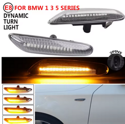 BMW LED oldalsó irányjelző 2db E90 E91 E92 E93 E60 E87 E82 E46-hoz - Image 3