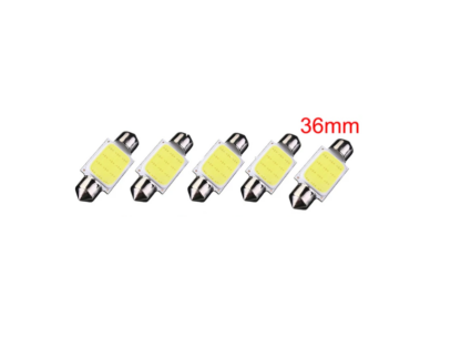 (5db) LED 1.5W 12-SMD LED autó belső világítás izzó 31mm 36mm 39mm 41mm - Image 4