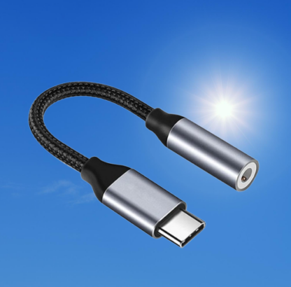 Adapter Type-C -> 3.5mm Jack Audio kábel