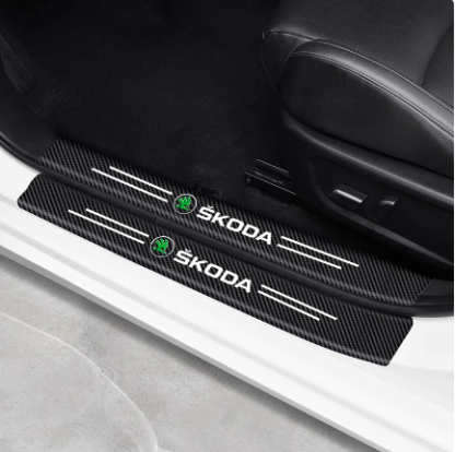 Skoda Küszöb karcolásgátló küszöbvédő matrica Skoda Octavia Superb Rapid Kodiaq Karoq Fabia Kamiq Enyaq