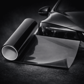 Autó lámpára fólia füstös/átlátszó