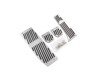 Alu Pedál és lábtámasz készlet BMW 3 5 sorozathoz E30 E32 E34 E36 E38 E39 E46 E87 E90 E91 X5 X3 Z3 Manuál és automata