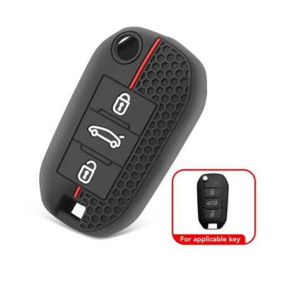 Szilikon kulcsház Citroen C5 C3 C4 C8 Berlingohoz Peugeot Partner Rifterhez 208 308 508 407 2008 3008 Expert - Image 2