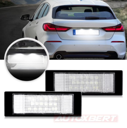 BMW E81 E87 E63 E64 E89 Z4 F20 F21 X2 MINI R55 R60 R61 LED rendszámtábla világítás (2db)