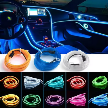 Autóbelső LED szalag USB atmoszféra szalag