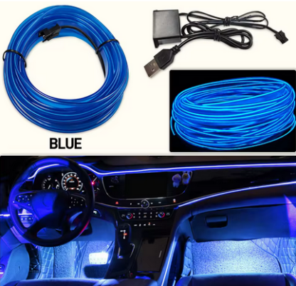 Autóbelső LED szalag USB atmoszféra szalag - Image 2