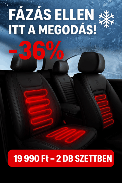 Fűthető autó üléshuzat 2db - Image 2