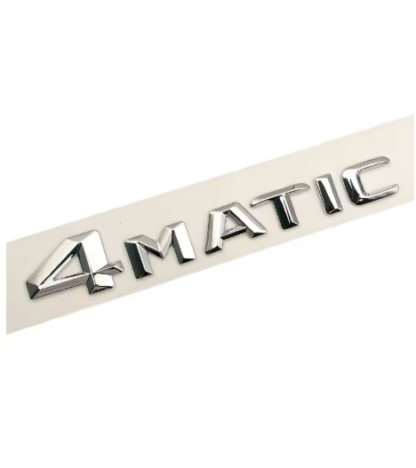 4matic csomagtartó 3D felirat Ezüst