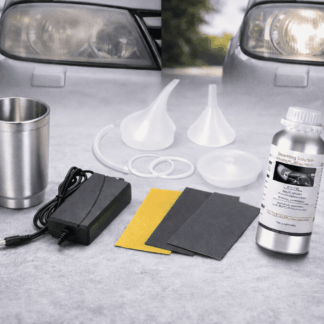 Fényszóró felújító készlet Gőzölős +10ML Folyadékkal
