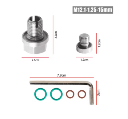 Olajleeresztő csavar menetjavító készlet, túlméretes, M12 M14 M16 M18 méretekhez - Image 4