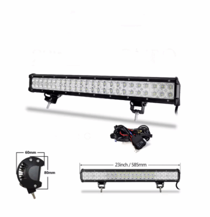 LED Reflektor Off-Road Fényhíd  58.5cm 144W  hideg fehér  IP67 12V 24V - Image 2