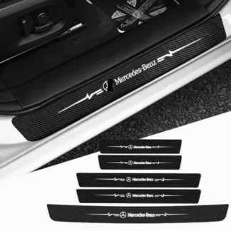 Mercedes kompatibilis Küszöb karcolásgátló küszöbvédő matrica Új stílus