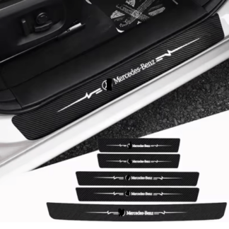Mercedes kompatibilis Küszöb karcolásgátló küszöbvédő matrica Új stílus