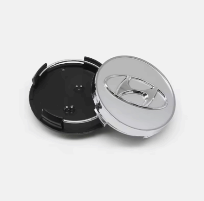 Hyundai 60mm felnikupak ezüst fekete
