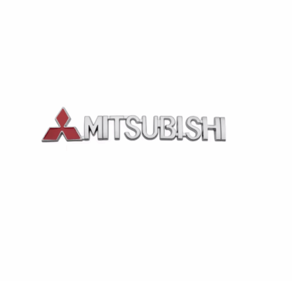 Mitsubishi csomagtartó 3D felirat Ezüst