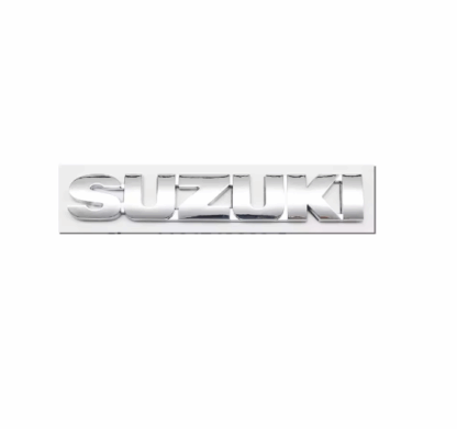 Suzuki csomagtartó 3D felirat Ezüst