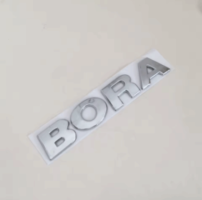 Bora csomagtartó 3D felirat Ezüst