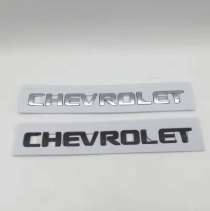Chevrolet csomagtartó 3D felirat