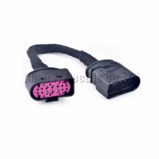 1 db 10P-ről 14P-re átalakító kábel – Halogénről Xenon fényszóróra – VW, Audi kompatibilis adapter (1J0973737 / 1J0973835)