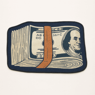 Dekorszőnyeg Pénz mintás – plüss szőnyeg hálószobába, fürdőbe, konyhába 40x60cm