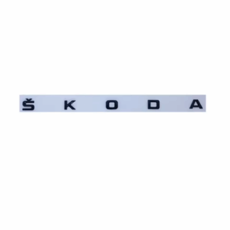 Skoda csomagtartó 3D felirat 57.3cm fekete