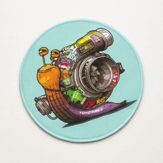 Kör alakú mintás szőnyeg Turbocsigusz dekoratív padlószőnyeg otthonra