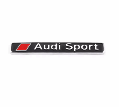 Audi Sport Embléma – Ezüst fekete