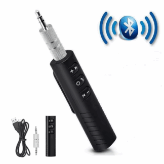 Bluetooth Vezeték Nélküli AUX Adapter – 3,5 mm Jack, Beépített Mikrofon, Autós és Otthoni Használatra, Handsfree Zenelejátszó