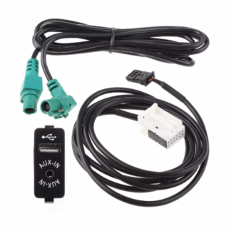 BMW USB AUX Adapter – Kompatibilis E60 E61 E63 E64 E87 E90 E70 F25 F01 F02 F03 F04 F12 F13