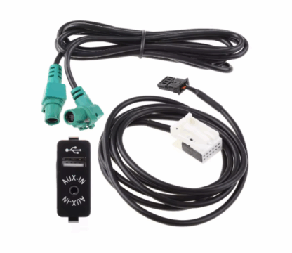 BMW USB AUX Adapter – Kompatibilis E60 E61 E63 E64 E87 E90 E70 F25 F01 F02 F03 F04 F12 F13