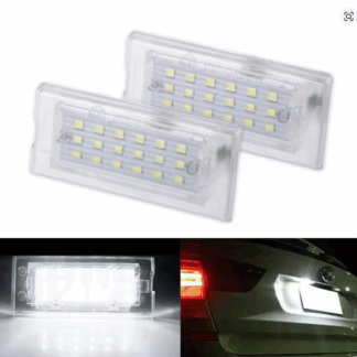 BMW X3 E83 & X5 E53 LED Rendszámtábla Világítás – 2db Canbus, 6000K Xenon Fehér