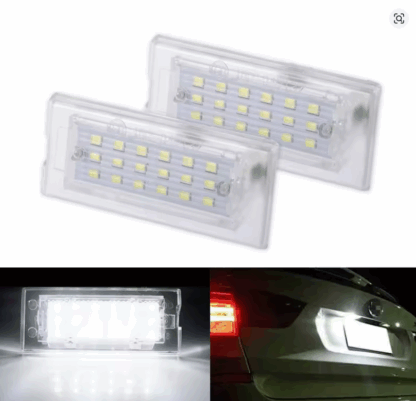 BMW X3 E83 & X5 E53 LED Rendszámtábla Világítás – 2db Canbus, 6000K Xenon Fehér