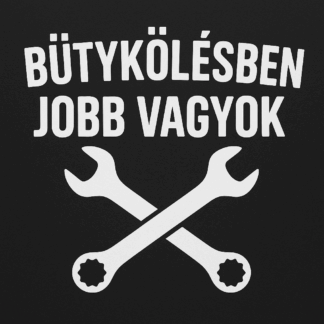 Bütykölésben jobb vagyok matrica 20cm