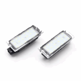Renault & Opel Movano LED Rendszámtábla Világítás – 2db Canbus, 6000K Fehér
