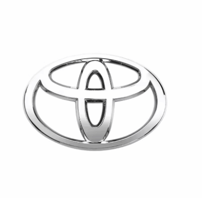 3D Toyota Embléma – Elöl/Hátul Hűtőrácsra, Motorháztetőre, Csomagtartóra Corolla, Camry, RAV4 és más modellekhez