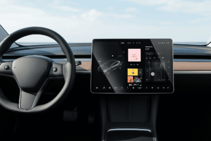 Tesla Edzett üveg Kijelzővédőfólia – 15" Középkonzol Navigációs Képernyő Fólia Model 3 és Model Y
