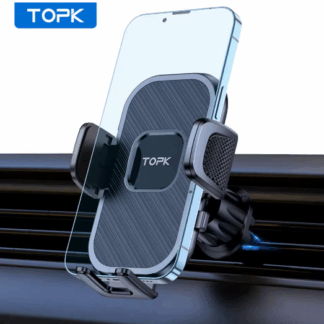 TOPK Szellőzőbe rögzíthető autós telefontartó