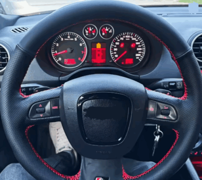 Audi kormány felújító bőr szett Audi A3, A4, A5, A8, Q7, RS, S modellekhez (2007–,)