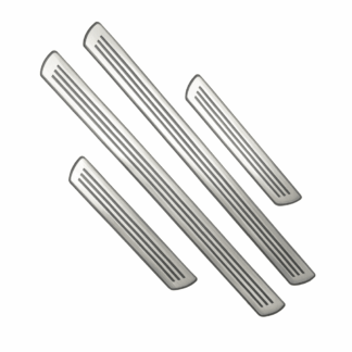 Autó Rozsdamentes acél küszöbvédő matrica – autó küszöbvédő karcolásgátló 4db