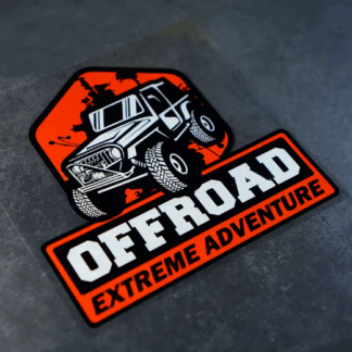 Off Road 4x4 Autómatrica – Vízálló, Napfényálló PVC Karosszéria Dekoráció és Karceltakaró Vinyl Matrica