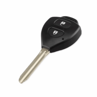 Toyota Kulcsház – 2 Gombos Távirányító, TOY43 Penge, Elektronika Nélkül (Corolla, RAV4)