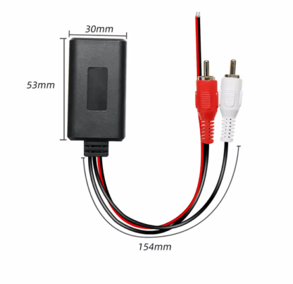 Bluetooth RCA adapter – Vezeték nélküli zenelejátszó 2RCA csatlakozással HIFI Bluetooth zenevevő - Image 2