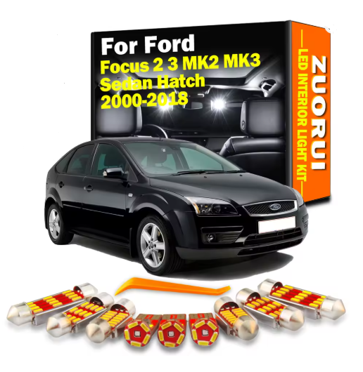 Ford Focus MK1  MK2 MK3 Izzó készlet belső világításhoz 2000–2018