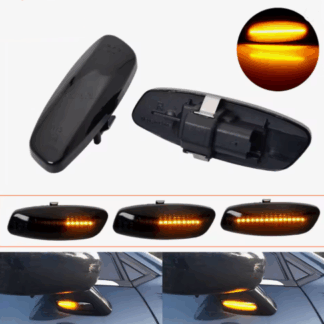 Peugeot 207 308 Citroen C3 C4 C5 Füstös tükör LED irányjelző