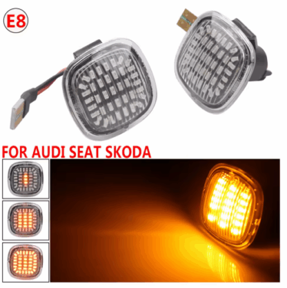 Audi, Seat, Skoda LED Indexlámpa szett Dinamikus - Image 4