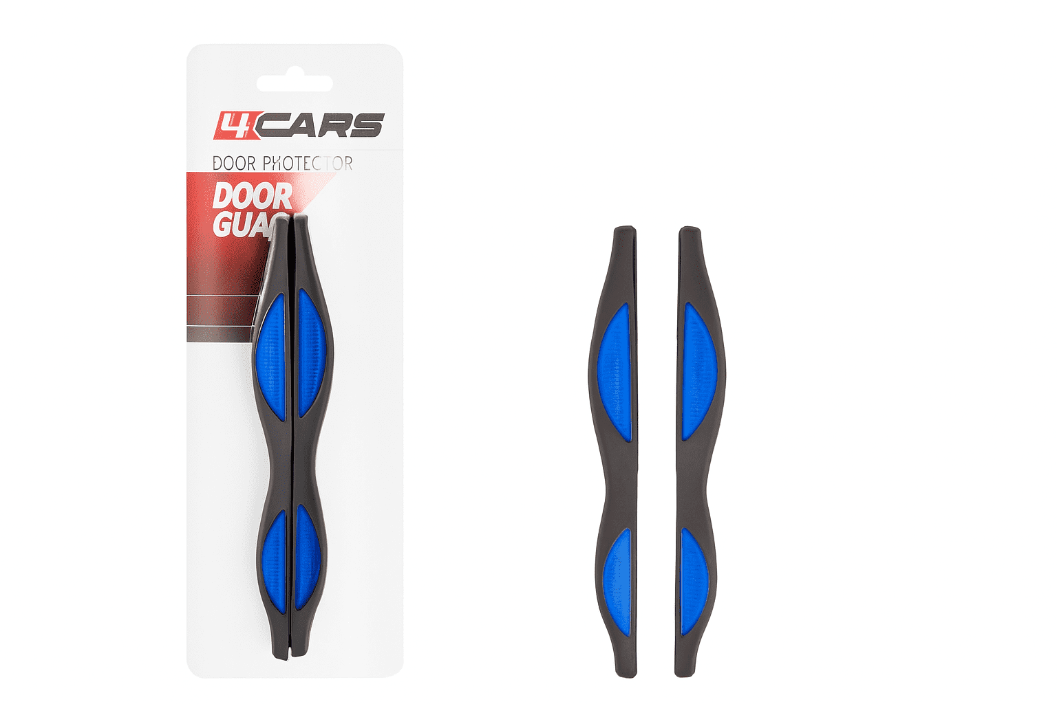 4CARS Ajtóvédő Kék – 2 darabos szett