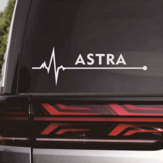 Opel Astra oldalablak matrica felirat 2db