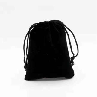 Bársony Ajándéktasak Fekete