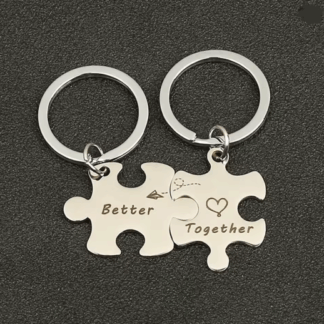 Better Together Pár Kulcstartó Szett Pároknak és Barátoknak